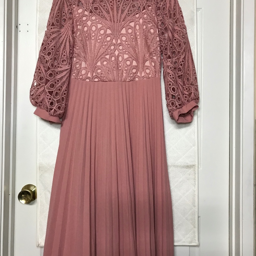 Allegra K Embroidered Midi Dress/ Size XS
